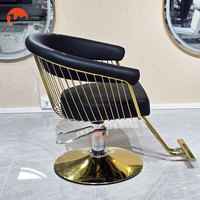 Équipement de coiffure haut de gamme, ensemble de meubles de salon de coiffure, chaise de coiffure pour femme, chaise de barbier, chaise de coiffage