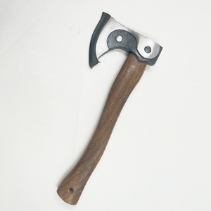 Taiji Casting en Balde de acero de alto carbono forjado, mango de madera de haya pulido de medio espejo Braveheart Tomahawks Axe - Product Image 6