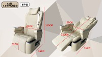 Sièges de luxe personnalisés pour MPV Sprinter avec chauffage, massage et ventilation pour Toyota Hiace Van, Benz V-Class
