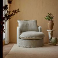 Canapé-lit rond en velours ultra VIP de style vintage français, meubles de salon intérieur, chaise longue surdimensionnée pour chambre à coucher