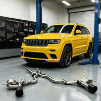 Échappement arrière en acier inoxydable T-304 pour Dodge Challenger Hellcat Charger SRT Redeye 6.2T, performance de course personnalisée à haut débit