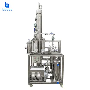 LABOAO Single Effect Stainless Steel Vacuum Falling Film Evaporator with Throughput 100L/h