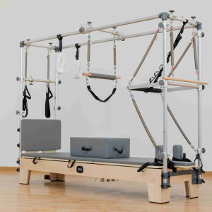เครื่องออกกำลังกายไม้ยิมพิลาทิสทำจากไม้ชุดฝึกขึ้นรูปเมเปิ้ลโอ๊คบอร์ดและกล่อง - Product Image 1