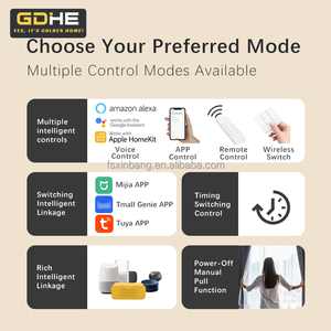 Moteur de rideau motorisé silencieux <span class=keywords><strong>Dooya</strong></span> DT82TV 5 fils 100-240V à contact sec pour maison intelligente en Australie - Vente en gros - Product Image 3