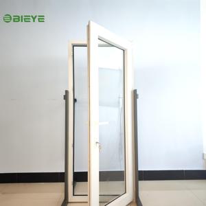 Porte française en <span class=keywords><strong>verre</strong></span> trempé PVC BIEYE de 65 mm d'épaisseur avec cloison, isolation thermique, usage extérieur, garantie de 3 ans - Product Image 1