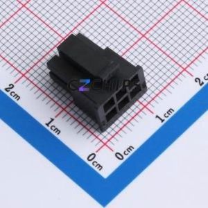 W30012K-6PB123 Housing (Wire-to-Board / Wire-to-Wire) P=3.03mm Connector 2x3P 3.03mm Micro-Fit (MX 3.0) 3.03mm - Product Image 1