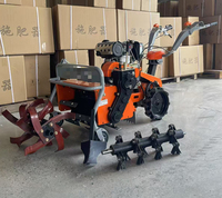 Motoculteur agricole multifonctionnel à moteur essence 4 temps haute productivité pour désherbage et scarification
