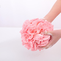Éponge de bain douce exfoliante écologique fabriquée directement par le fabricant BSCI pour le nettoyage du corps