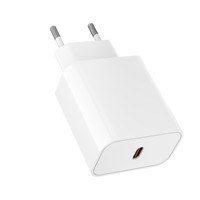 Alimentation Type coloré petit chargeur de téléphone compact Portable prise ue Pd 20w chargeur Usb a c avec 3 pieds Usb c à c