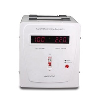 Régulateur de tension automatique numérique à affichage numérique 5KW 5000VA 130-270V vers 220V, type relais, AVR électronique, certifié CE