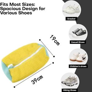 Customize Factory Reusable Large Capacity Polyester Shoe Bag for Washing Machine Lazy Person's Magic Tool Clean Shoes Prevent - Product Image 2