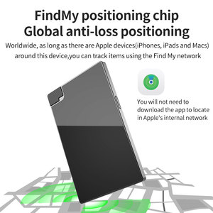 Portefeuille de secours ultra fin avec fonction de localisation Air Tag compatible avec Apple Find My Device, anti-perte, traceur mondial pour <span class=keywords><strong>iPhone</strong></span> - Product Image 5
