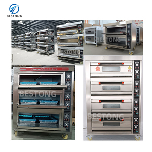 Thương mại lò gas 3 deck 9 Khay 3 decks 12 khay lò nướng bánh mì điện lò nướng cho cho bánh bánh cửa hàng thực phẩm - Product Image 5