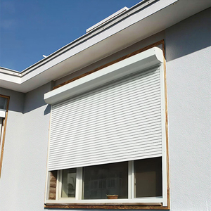 Vente directe usine : Volets roulants motorisés en aluminium de conception européenne pour portes et fenêtres résidentielles - Product Image 1