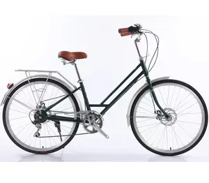 Prezzo di fabbrica all'ingrosso city bike uomo e donna stile di guida a buon mercato classic retro city bike bicycle