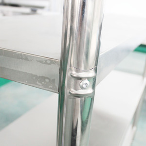 VICTORY Support de rangement commercial en acier inoxydable à 4 couches pour hôtels et restaurants fabriqué en Chine - Product Image 6