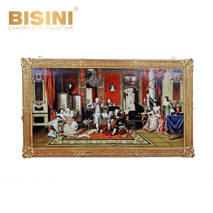 Porträt von Zwei Mädchen, die auf dem Rasen spielen, Dekoratives Klassisches Gemälde für Villenzimmer, Exquisites Kunstgemälde Europäische Aristokratie - Product Image 3