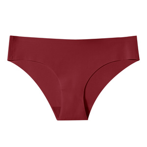 Nuovi Slip Europei Senza Cuciture in Seta Ghiaccio Traspirante a Vita Media Bikini Taglia Grande Mutandine Triangolari da Donna - Product Image 5