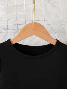 Vestido de Princesa para Niñas, Otoño 2026, Cuello Redondo, Estampado de Corazones, Lazo, Manga Larga, Hasta la Rodilla - Product Image 4