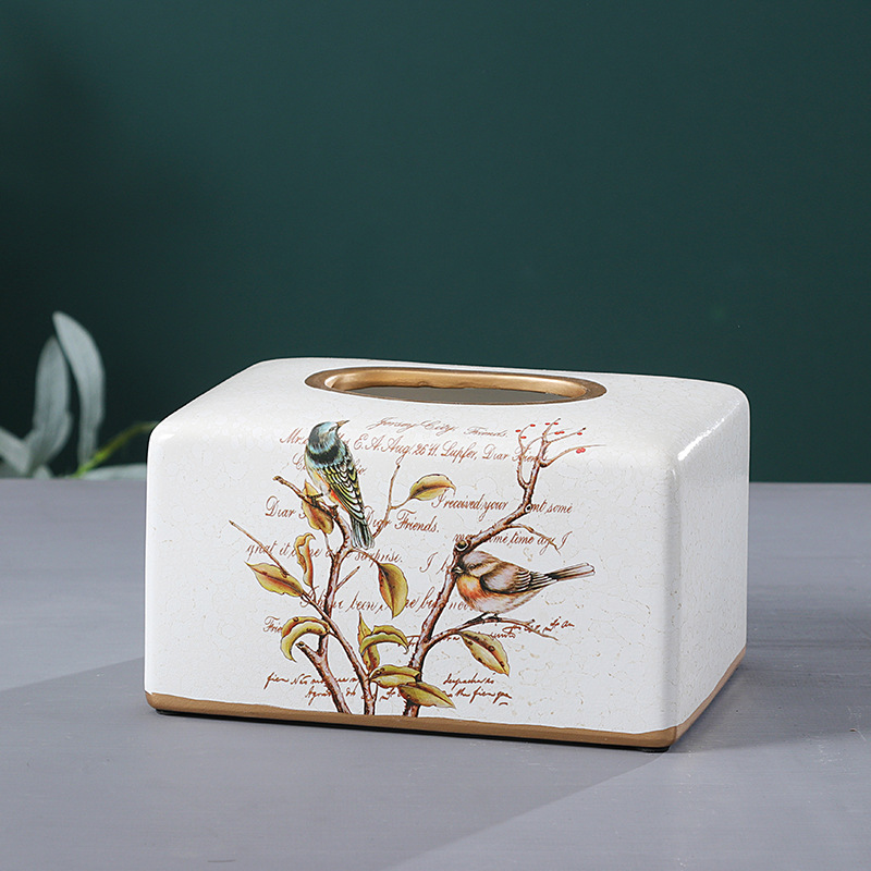 Boîte à mouchoirs Yingge yanwu-carré