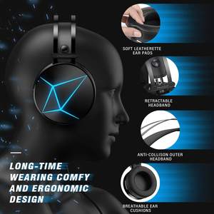 7.1 Son Surround stéréo Casque De Jeu Avec Microphone Antibruit pour PC Ordinateur Portable <span class=keywords><strong>Mac</strong></span> USB Casque De Jeu avec Microphone - Product Image 4