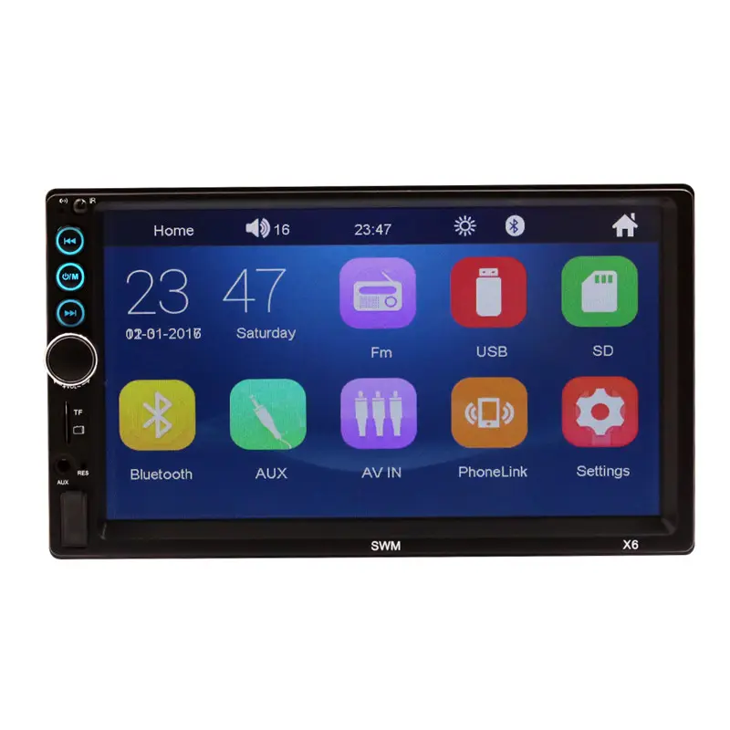 X6 2Din 7 Inch HD Screen Car MP5 Player Car Radio Multimedia Player Android IOS Mirror Link auto stereo Rear View