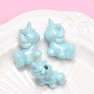 Accessoire de bracelet bricolage lumineux de couleur bonbon perles acryliques mignonnes enduites d'UV pour les chaînes de téléphone portable et les tentures de voiture - Product Image 6