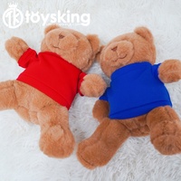 ToysKing Ours en peluche personnalisés Animaux en peluche super doux avec polyester pour les mariages et les chemises à logo