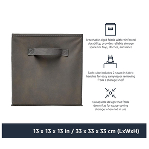 Bolsa de Almacenamiento Plegable Extra Grande de <span class=keywords><strong>Dos</strong></span> Capas, No Tejida, con Tapa, para Ropa, Edredones y Juguetes - Organización Ecológica para Armarios - Product Image 4