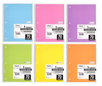 Cahier de papeterie scolaire imprimé personnalisé avec séparateurs pour étudiant