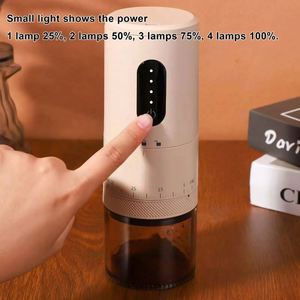 Digital New 38 Levels Adjustment 2000 Mah Wireless <b>Coffee</b> <b>Maker</b> USB Rechargeable <b>Portable</b> Electric <b>Coffee</b> Grinder for Espresso - Product Image 3