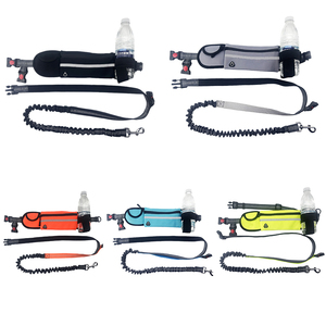 Set Guinzaglio per Cani Multifunzionale Regolabile a Mani Libere per Sport all'Aperto con Marsupio Impermeabile in Nylon per Corsa - Product Image 6