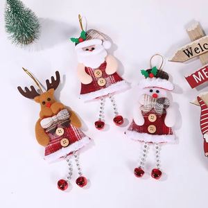 Low Moq Wholesale Premium Soft Fabric <b>Tree</b> <b>Ornaments</b> Reindeer Santa Hangings Holiday Decor for Christmas Events - Product Image 1