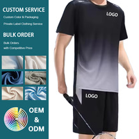 Ensemble de sport 2 pièces pour homme : T-shirt à manches courtes respirant et léger à séchage rapide et short de sport – Qualité supérieure