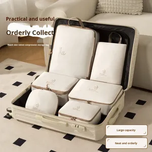 Bolsa <span class=keywords><strong>de</strong></span> almacenamiento <span class=keywords><strong>de</strong></span> <span class=keywords><strong>viaje</strong></span> BRM para equipaje, ropa, zapatos y ropa interior, organizador portátil para uso en viajes <span class=keywords><strong>de</strong></span> negocios, diseño moderno y sencillo - Product Image 1
