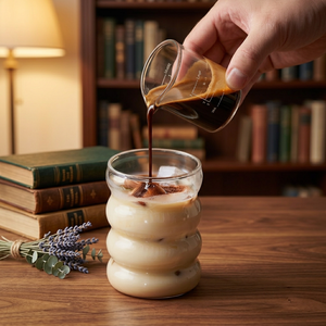 แก้วน้ำทรงโค้งทันสมัยสำหรับบ้านพัก Airbnb ครัว บาร์ต้อนรับแขก และมินิบาร์ - Product Image 1