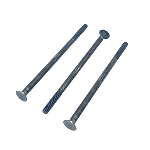 Low Price 3/8" Carbon Steel Half <strong>Thread</strong> Plain Finish Countersunk Bolt ISO9001 Certified For Woodworking Projects - Product Image 4