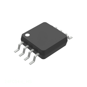 Componentes de circuito electrónico 8 TSSOP 8 MSOP (0.118 "3,00mm de ancho) 24FC04-I/MS Canal de fabricante de memoria - Product Image 1