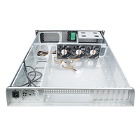 2U Industrial ATX Horizontal Style Server Rackmount Chassis with 8*3.5\" HDD Support Fan Stock Product for Computer Cases Towers