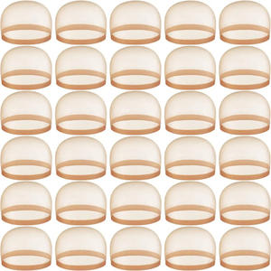 ขายส่งบรรจุภัณฑ์แบบกำหนดเอง วิกผมระบายอากาศได้ดี สีนู้ด โปร่งแสง  วิกผมลูกไม้แบบมองไม่เห็น  วิกผมบางแบบ HD  พร้อมหมวกคลุมผม - Product Image 2