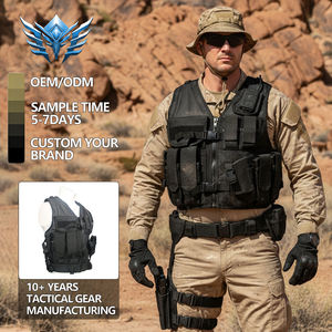 Veste tactique personnalisée avec logo, vente en gros directe d'usine, porte-plaques Molle à dégagement rapide pour la sécurité et la défense personnelle - Product Image 1