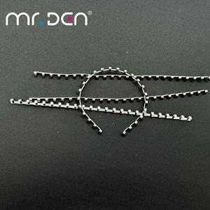 Matériaux orthodontiques dentaires Mr.Den, barres d'arc dentaire en acier inoxydable pour fixation intermaxillaire manuelle, pour fixer les dents - Product Image 6