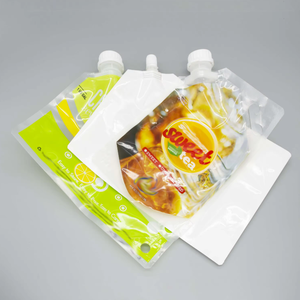 Bolsa de bebidas de jugo de pie de grado alimenticio bolsa de bebida desechable de 1 galón con Spiget - Product Image 2
