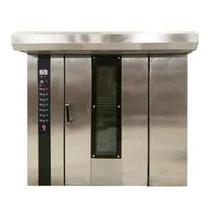 Industrial Bakery Gas Diesel Electric Bread/Cake/Biscuits/Cookies 32 Trays Hot Air Convection Rotary Oven