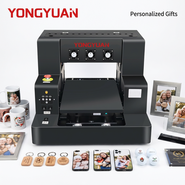 A4 UV Printer Machine 2030 Desktop Flatbed DTF Printer with XP600 Head for Acrylic Glass Metal Wood Printing