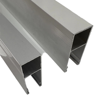 Porte à volet roulant Porte antivol en alliage d'aluminium Rail de guidage épaissi