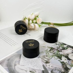 Mini forma redonda 2G blanco claro amarillo verde negro Rosa Color plástico crema tarro - Product Image 3