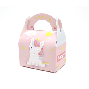 Good Price Custom Folding Kids Sweet Mini Favor Box Halloween Candies Cardboard Treat Boxes Kraft Packing Gift Paper Box