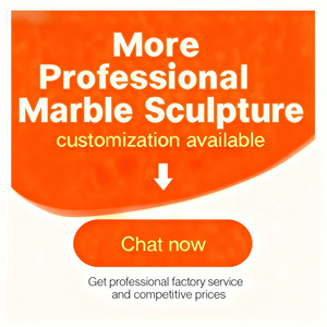 أجنحة حديقة رخامية طبيعية مخصصة في الهواء الطلق نحت صناعي أجنحة أعمدة رومانية ديكور فيلا - Product Image 6