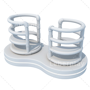 Chaise pivotante pour enfants personnalisée, manège électrique, équipement de jeu souple, carrousel intérieur, ensemble de balançoires pour enfants, aire de jeux - Product Image 4